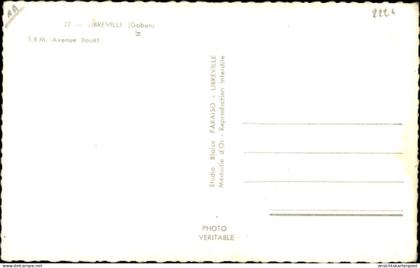 CPA Libreville Gabun, Avenue Bouet