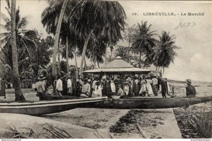 CPA Libreville Gabun, Markt