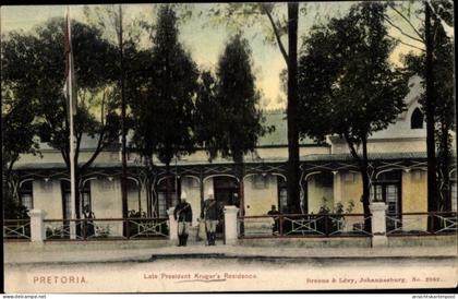 CPA Pretoria Südafrika, Residenz des verstorbenen Präsidenten Kruger