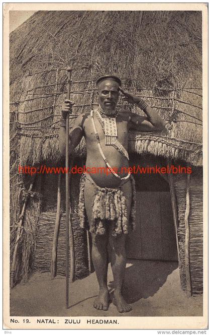 Natal: Zulu Headman