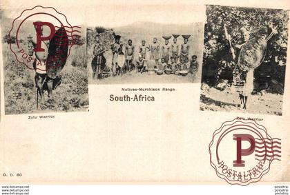 SUDAFRICA // SOUTH AFRICA. ZULU WARRIOR NATIVES-MURCHISON RANGE