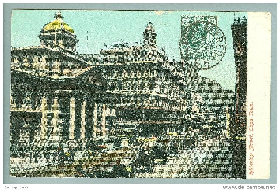 Südafrika Cape Town Adderley Street 1910-11-21 Kutschen