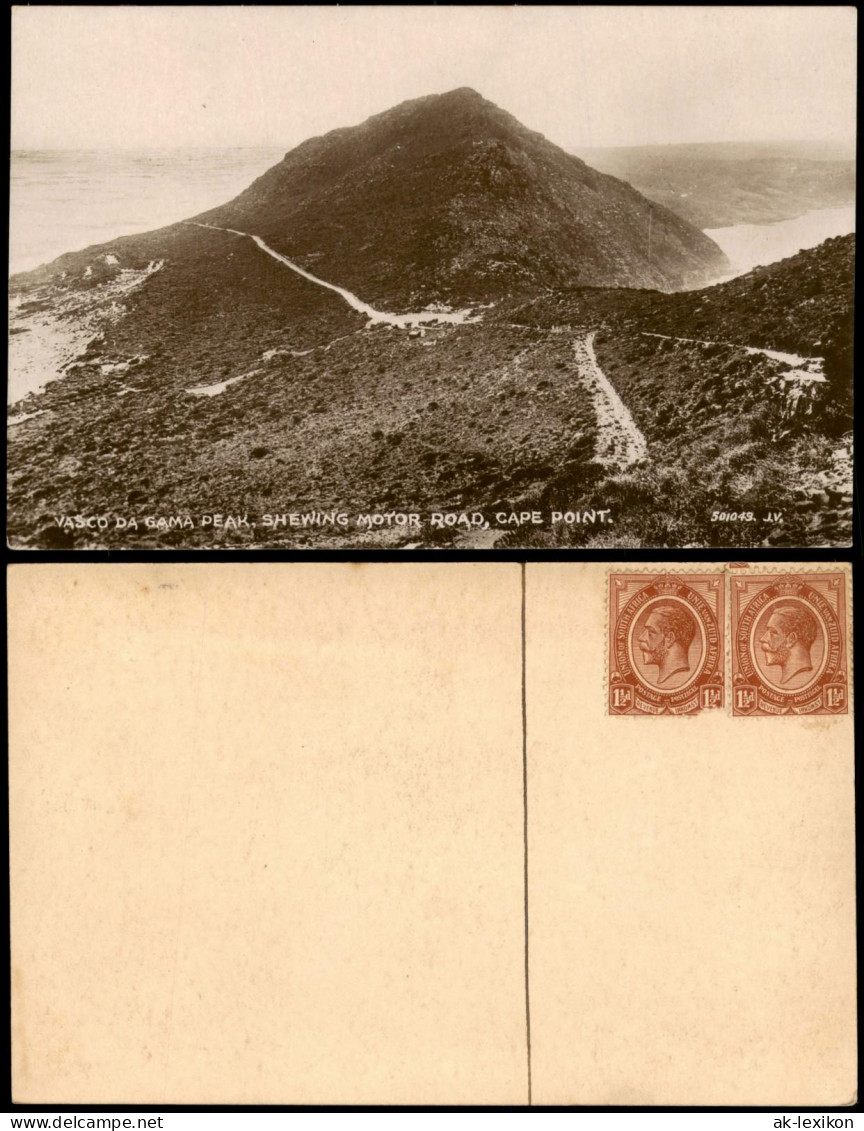 Südafrika South Africa VASCO DA GAMA PEAK SHEWING MOTOR ROAD CAPE POINT 1920