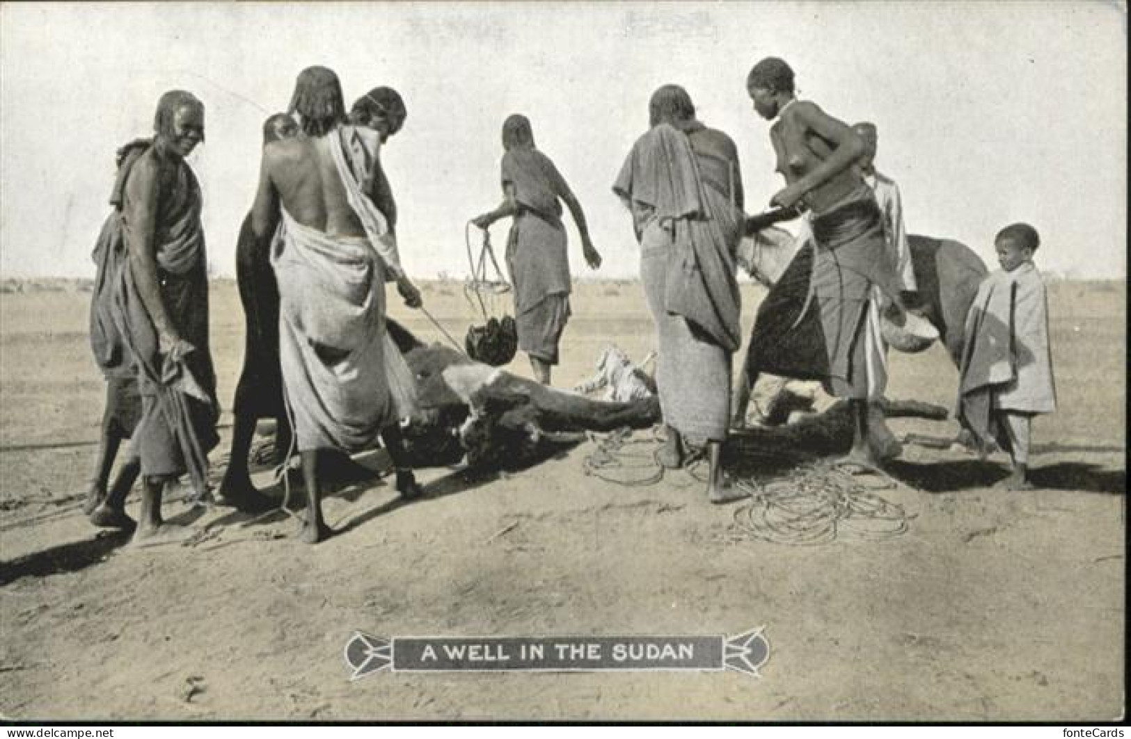 Sudan Africa A well in the Sudan