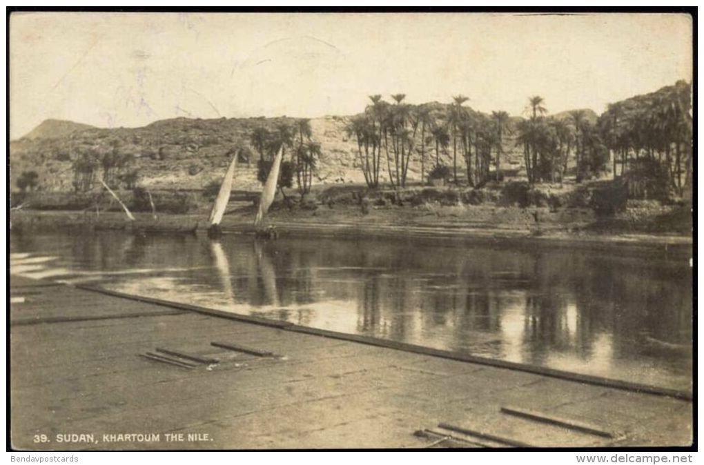 sudan, KHARTOUM, River Nile Scene (1914)