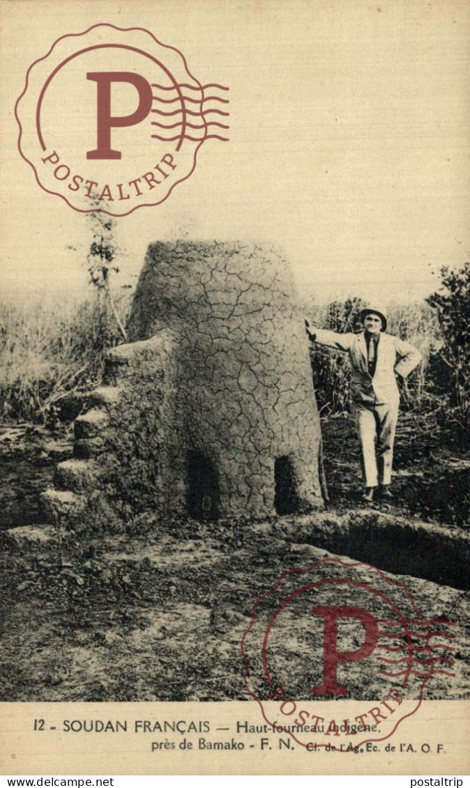 SUDAN. SOUDAN. HAUT FOURNEAU INDIGENE