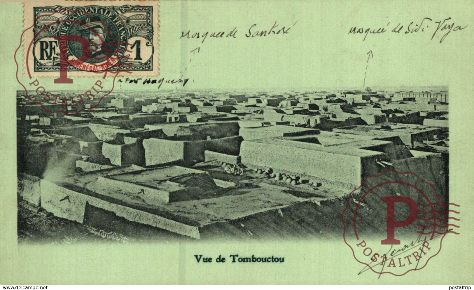 SUDAN. Soudan - Tombouctou - VUE DE TOMBOUCTOU