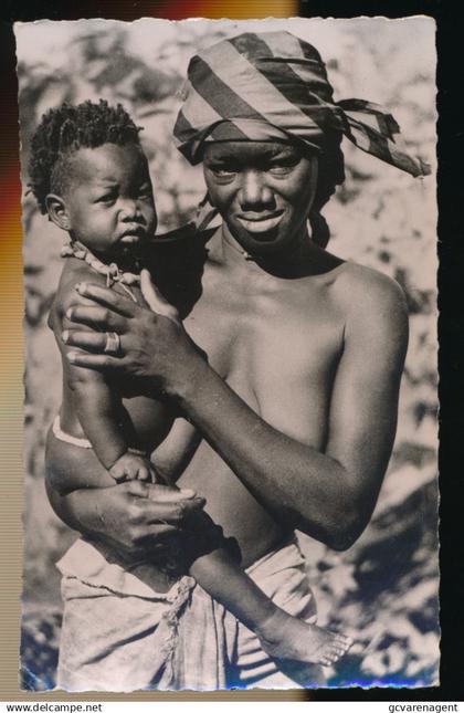 SOUDAN    FEMME ET ENFANT B..... PHOTOCARD