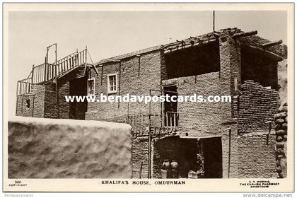 sudan, OMDURMAN, Khalifa's House (1930s) RPPC