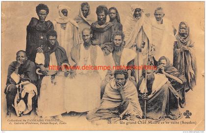 Un grand Chef Maure et sa suite (Soudan)