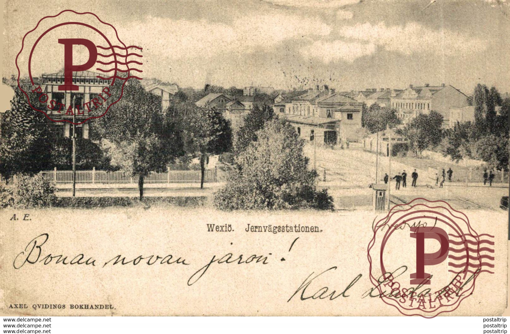SUECIA // SWEEDEN.  WEXIO. JERNVAGSSTATIONEN