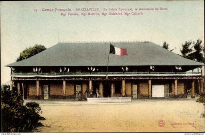 CPA Brazzaville Französisch-Kongo, Der Bischofspalast