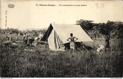 CPA Französisch Kongo, Zeltlager im Land der Ballail