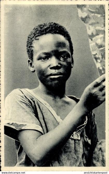 CPA Republik Kongo Französisch Kongo, jeune Congolais de Kisantu, portrait