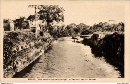 CPA Rungu Französisch-Kongo, Teil des Hauptkanals
