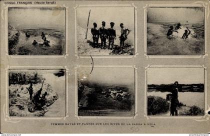 Passepartout CPA Französisch Kongo, einheimische Frauen im Wasser