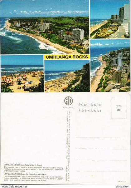 Postcard UMHLANGA ROCKS UMHLANGA ROCKS Beach Multi-View-Postcard 1975