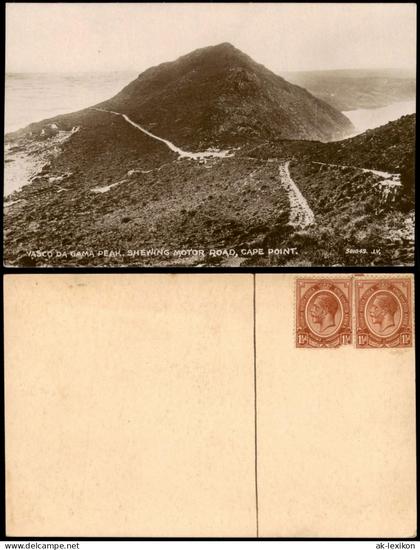 Südafrika South Africa VASCO DA GAMA PEAK SHEWING MOTOR ROAD CAPE POINT 1920