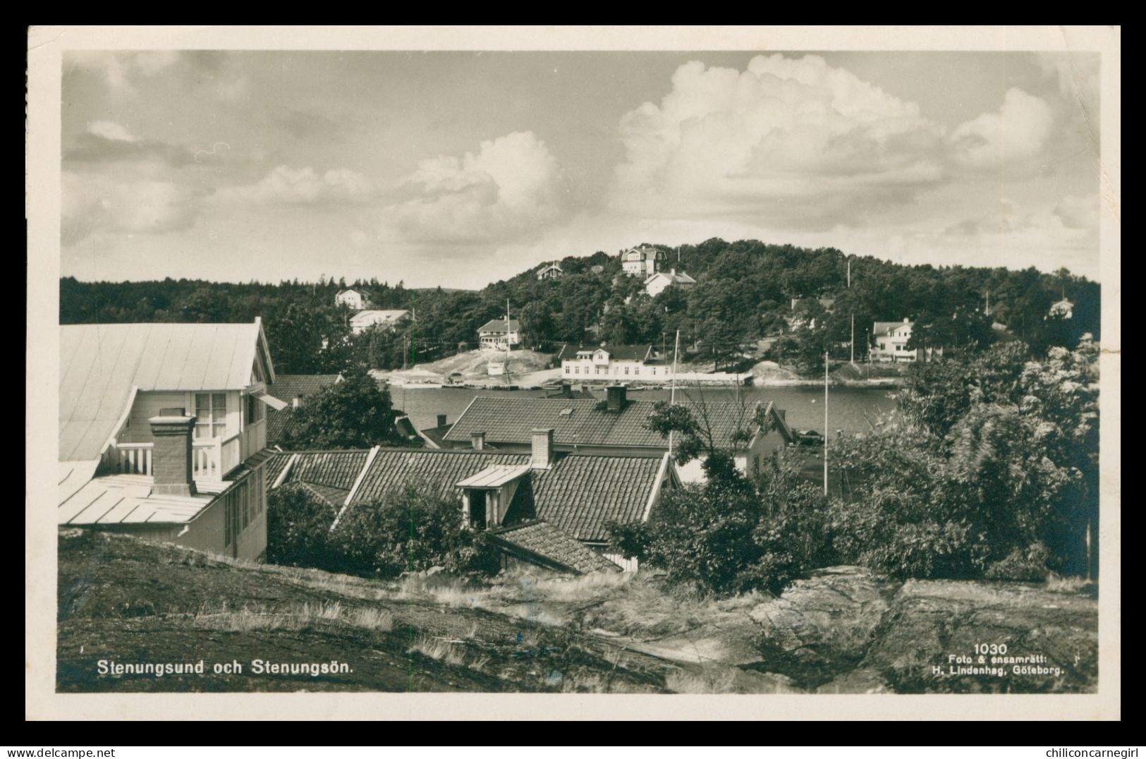 * SUEDE - ZWEDEN - SVERIGE - Stenungsund och Stenungson - Photo LINDENHAG - 1954