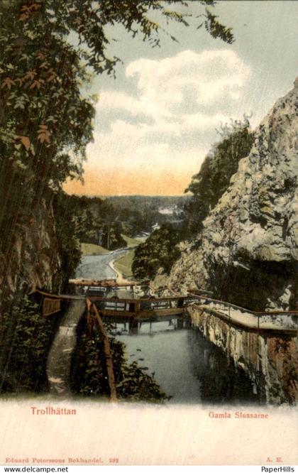 Zweden Sweden - Trollhättan - Gamla Slussarne