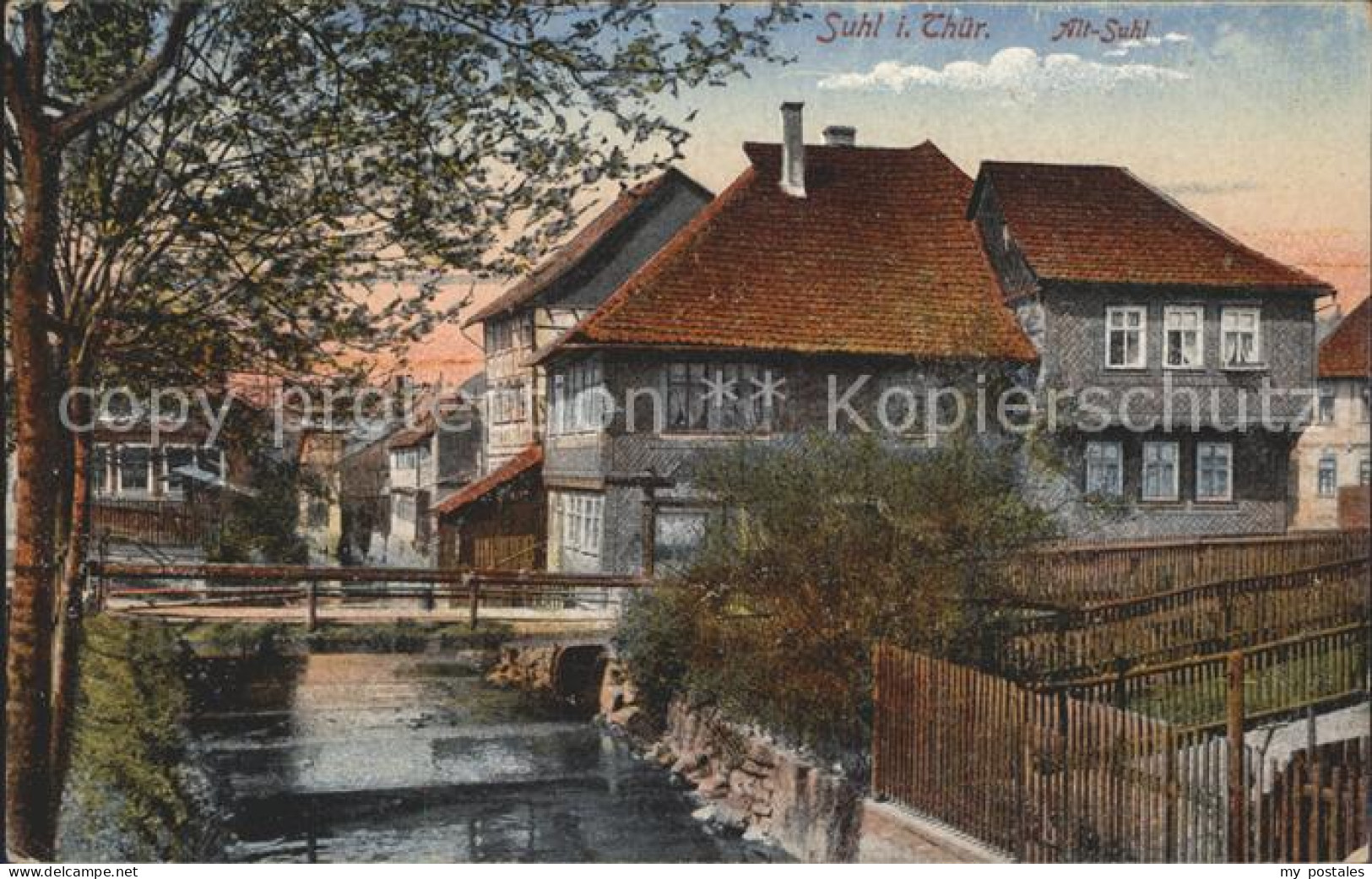 Suhl Thueringer Wald Alt Suhl Bruecke