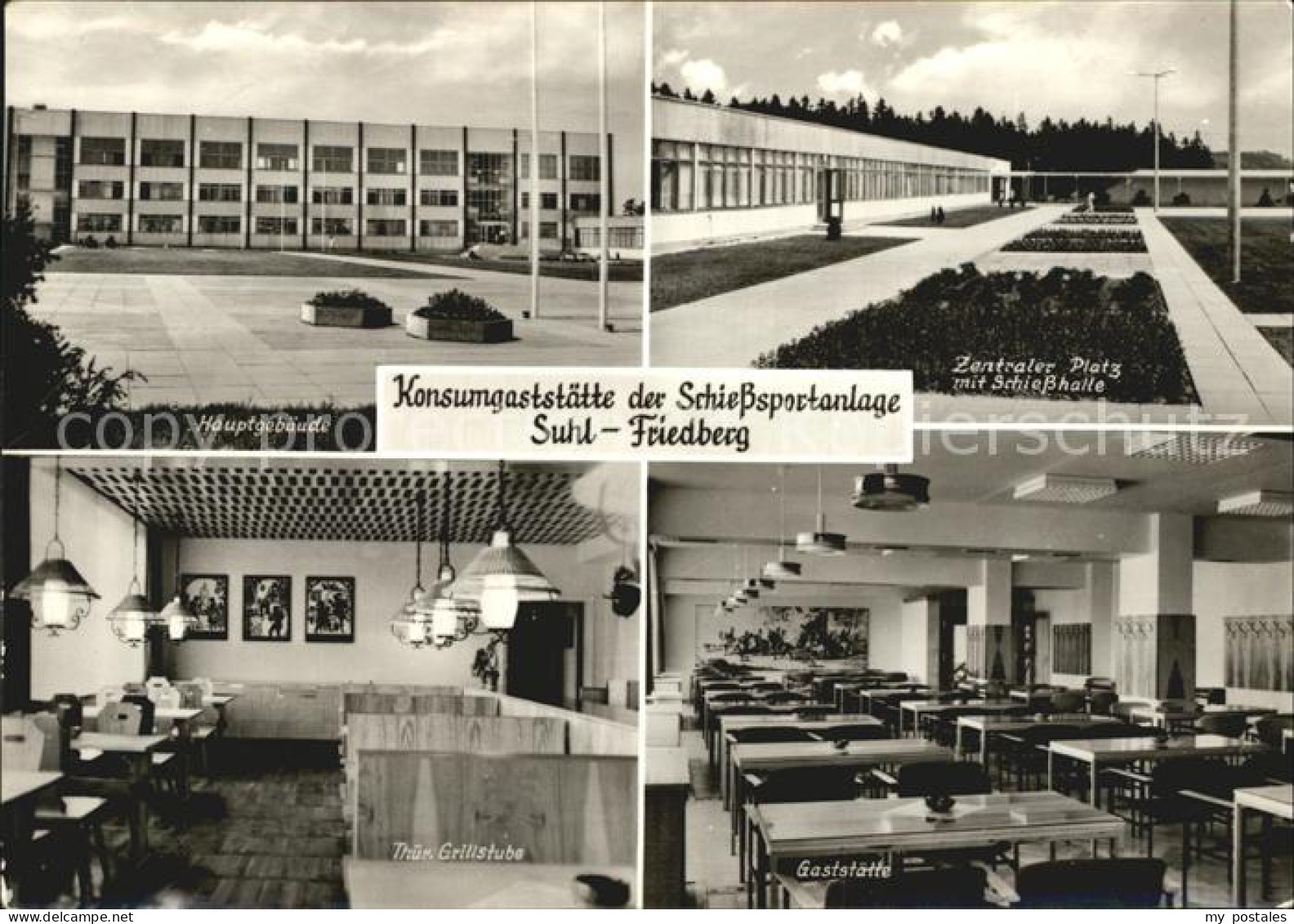 Suhl Thueringer Wald Konsumgaststaette der Schiesssportanlage Suhl-Friedberg