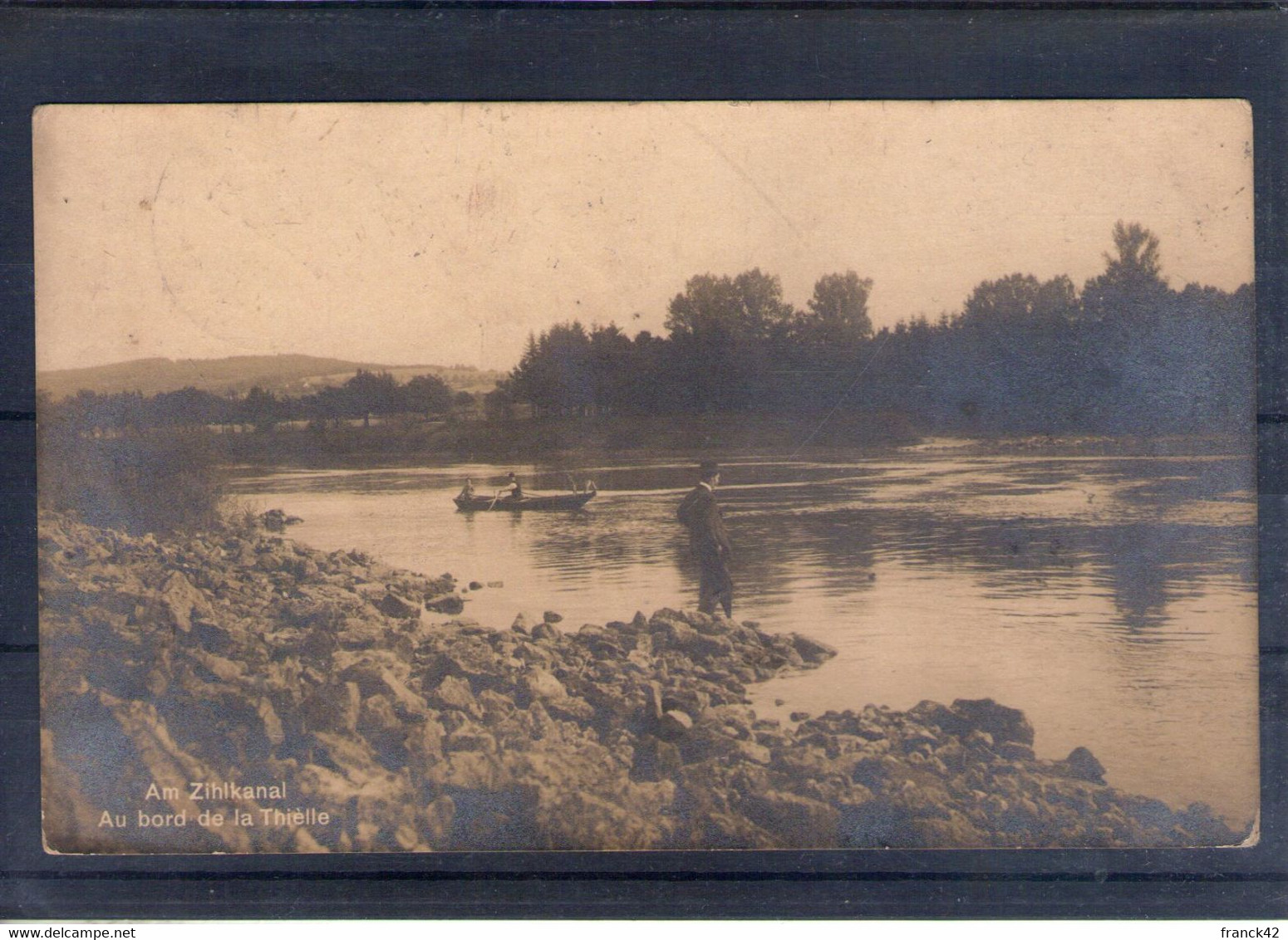 suisse. am zihlcanal. au bord de la thielle