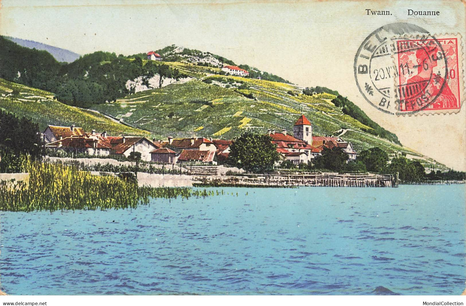 SUISSE AP#DC080 TWANN DOUANNE UN VILLAGE ET SES ENVIRONS