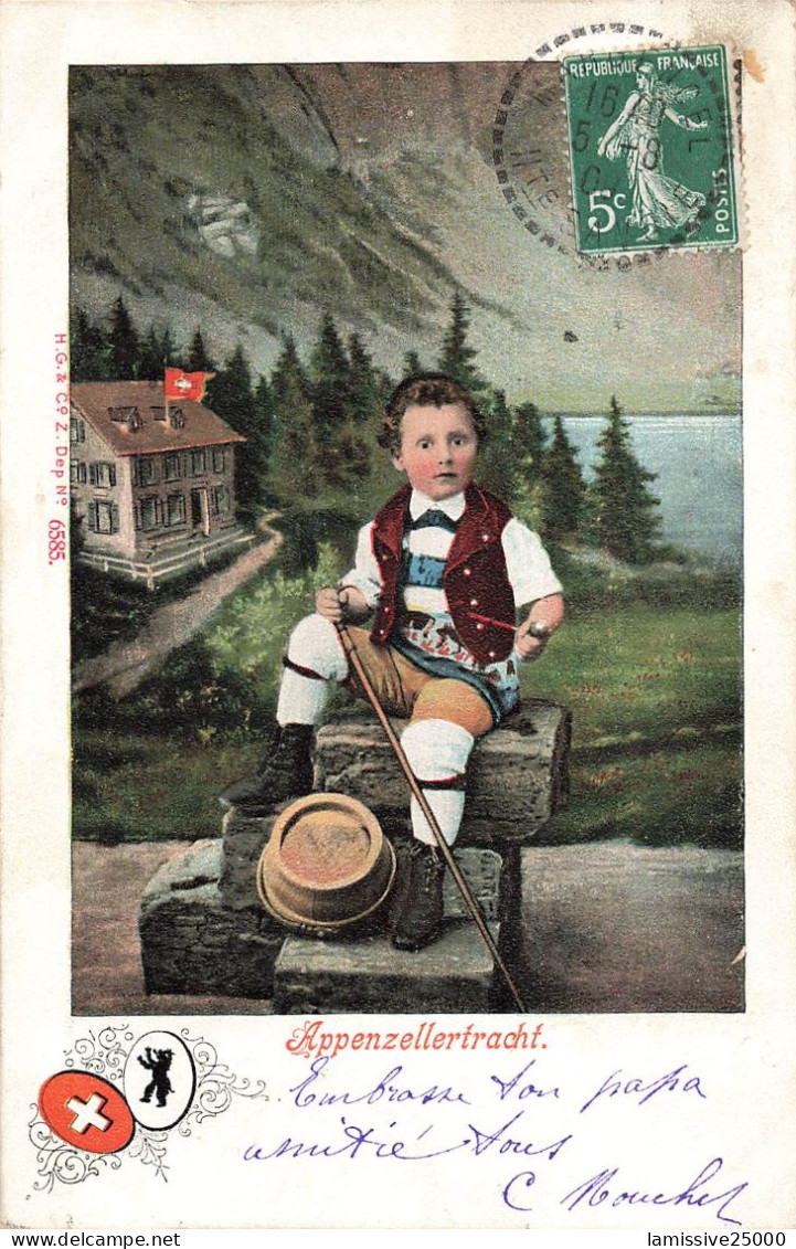 SUISSE APPENZELL folklore costume