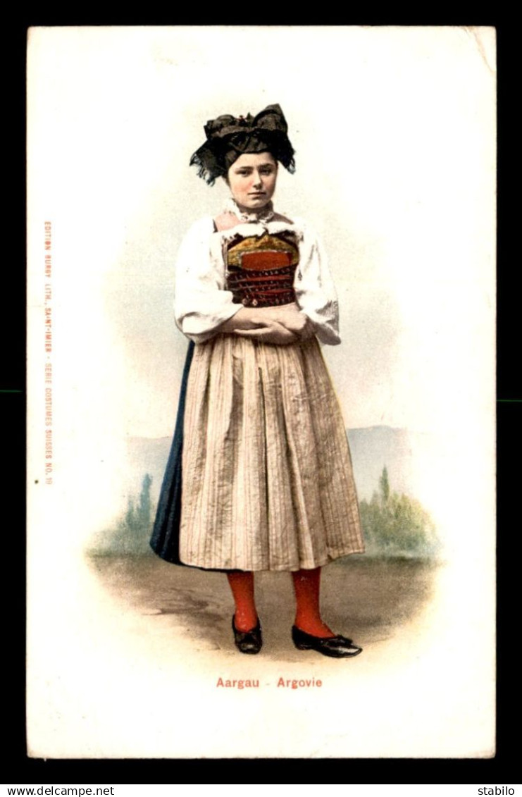 SUISSE - ARGOVIE - FEMME EN COSTUME
