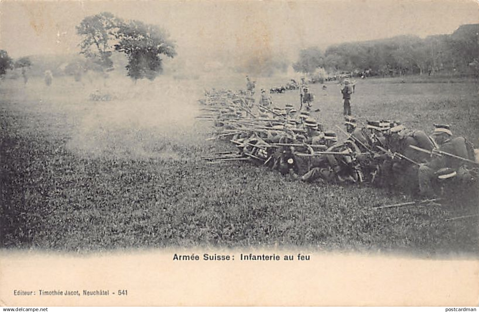 Suisse - Armée Suisse - Infanterie au feu - Ed. Timothée Jacot 541