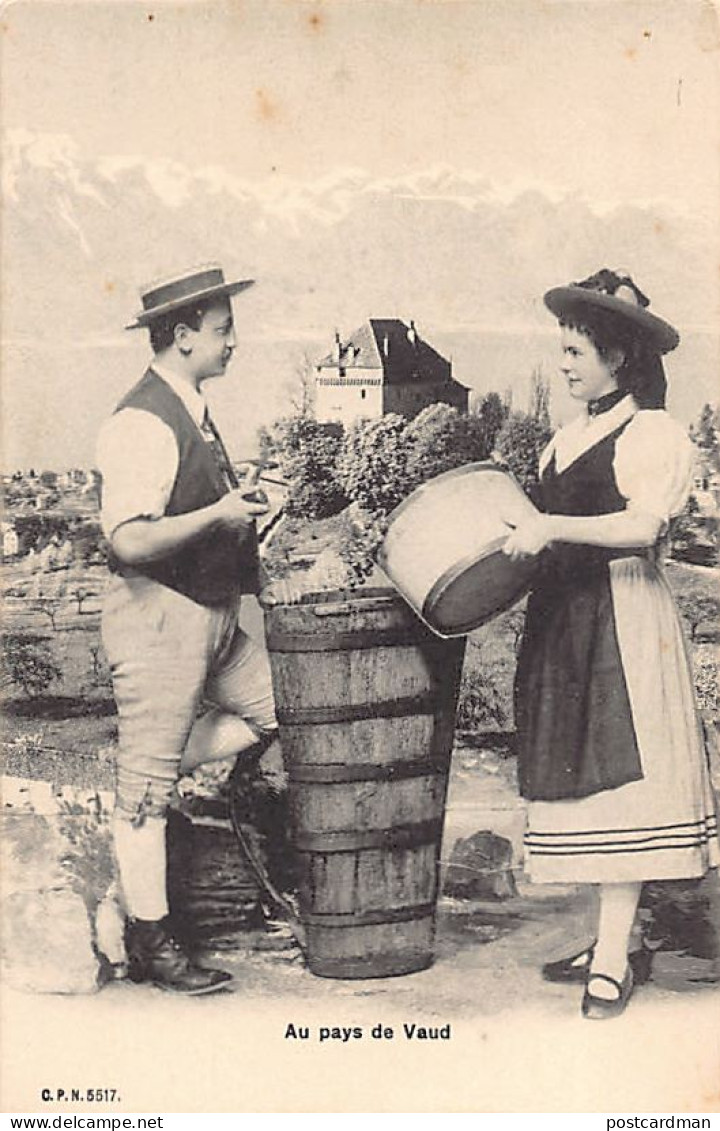 Suisse - Au pays de Vaud (VD) Vendangeurs - Lavaux - Ed. C.P.N. 5517