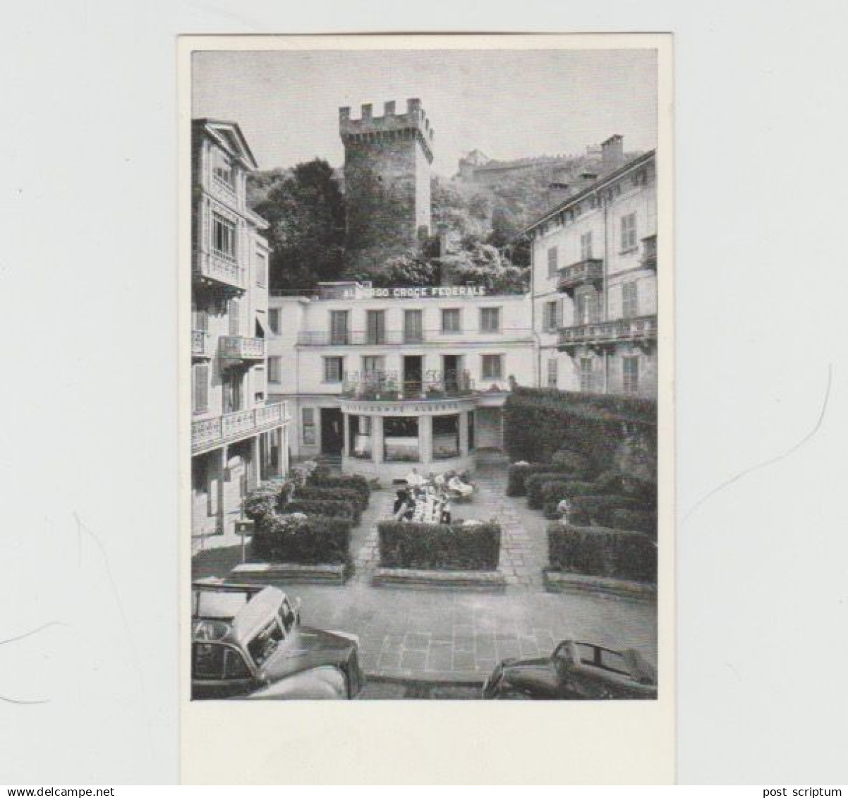 Suisse - Bellinzone - Bellinzona - Hôtel Croce federale Ristorante Alberto