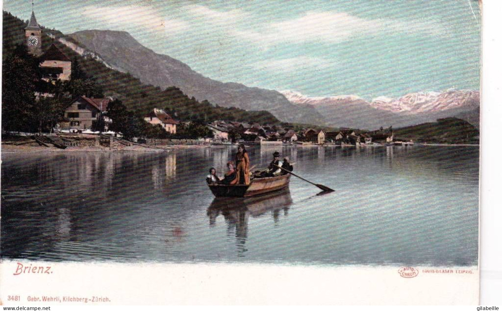Suisse - berne - BRIENZ - navigation sur le lac