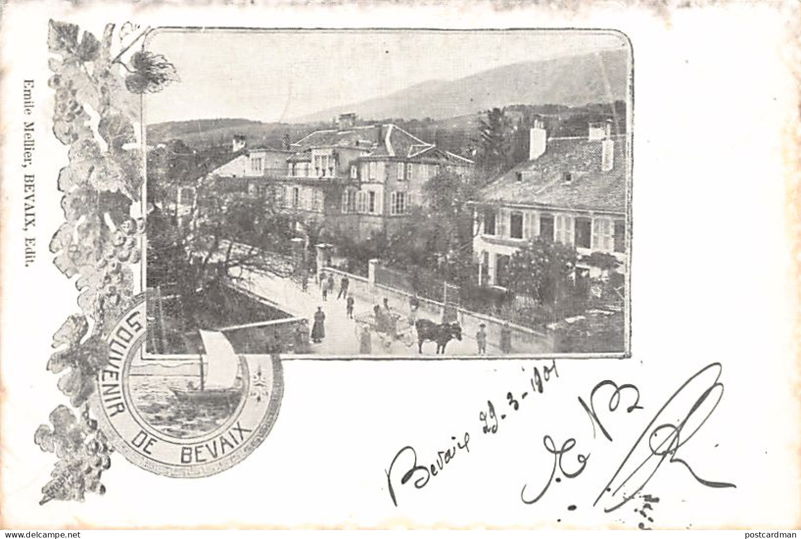 Suisse - BEVAIX (NE) Villas - Vue générale - Ed. Emile Mellier