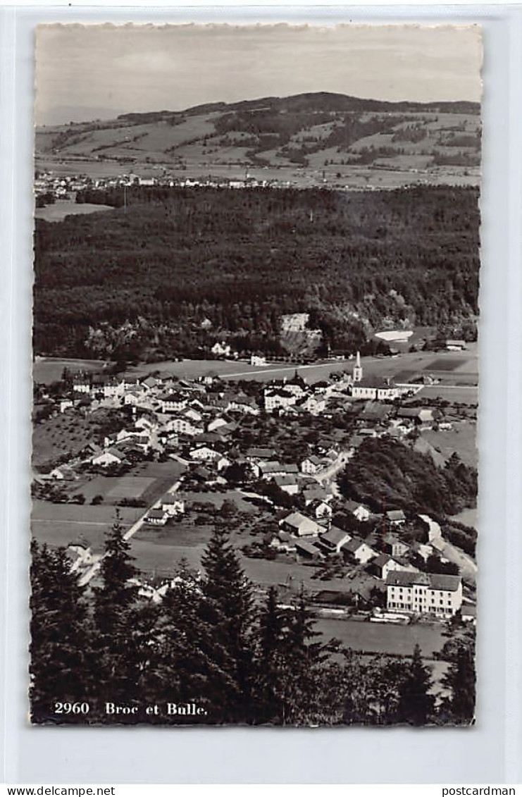 Suisse - Broc et Bulle (FR) Vue générale Phot. Edit. O. Sartori, Genève