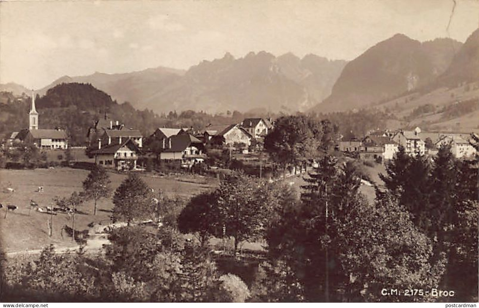 Suisse - BROC (FR) Vue générale - Ed. C.M. 2175