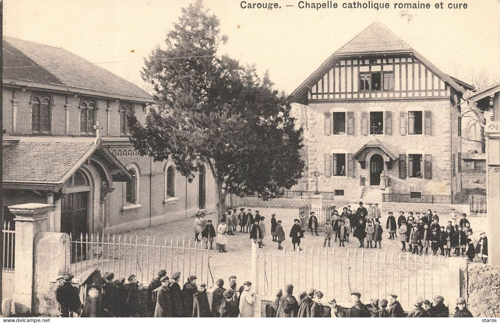 Suisse - CAROUGE -  Chapelle catholique romaine et cure