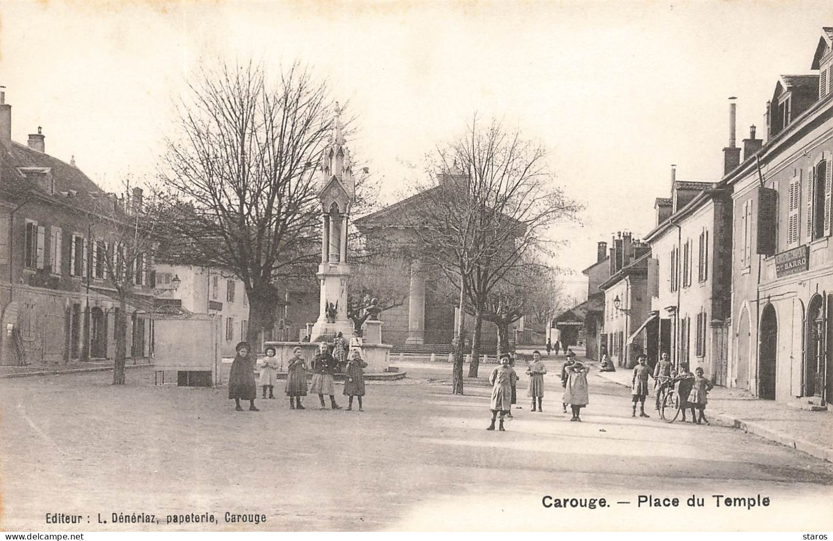 Suisse - CAROUGE -  Place du Temple