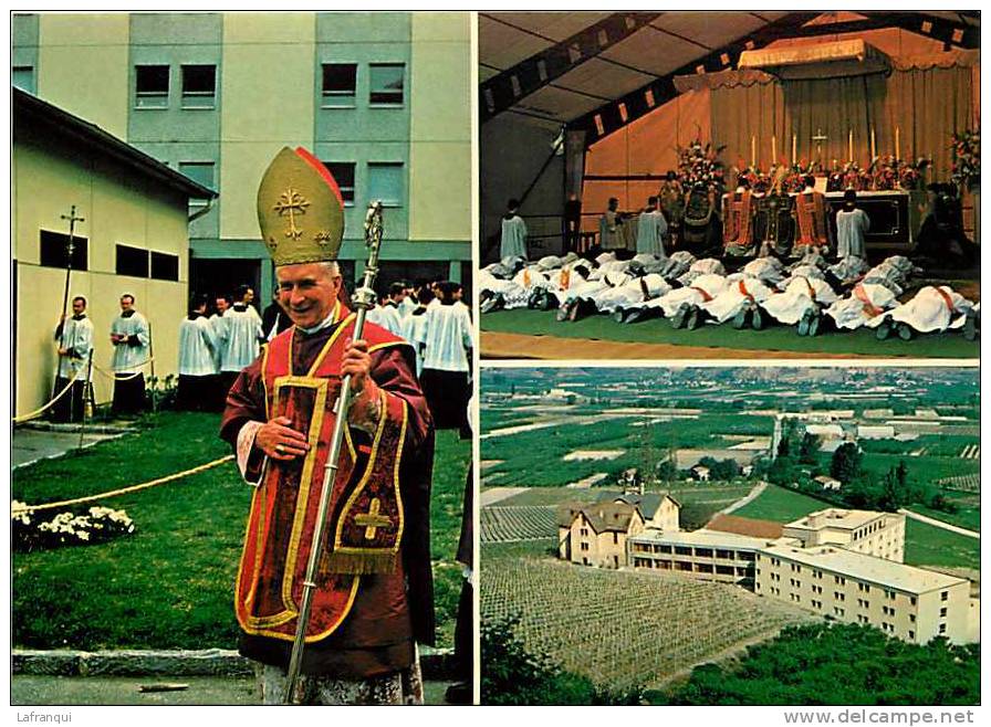 suisse -carte postale grand format - ref 78-econe s/riddes -seminaire de la fraternité saint pie x   -carte bon etat -