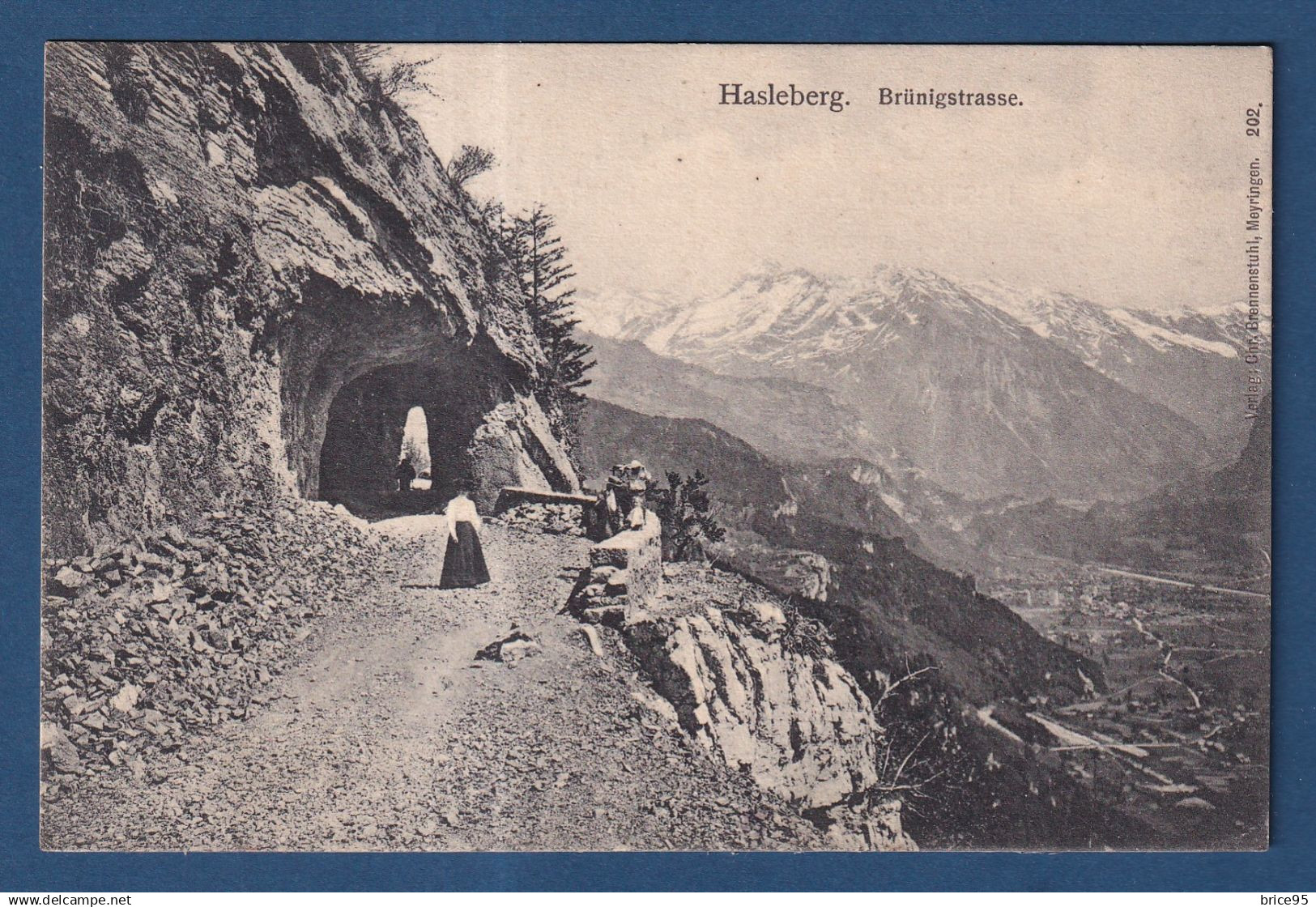 Suisse - Carte Postale - Hasleberg Brünigstrasse
