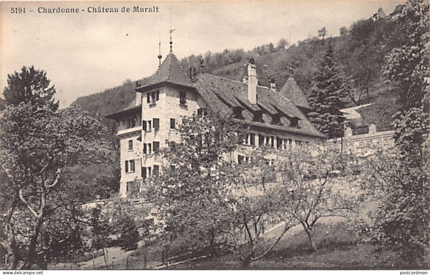 Suisse - CHARDONNE (VD) Château de Muralt - Ed. C.P.N. 5194