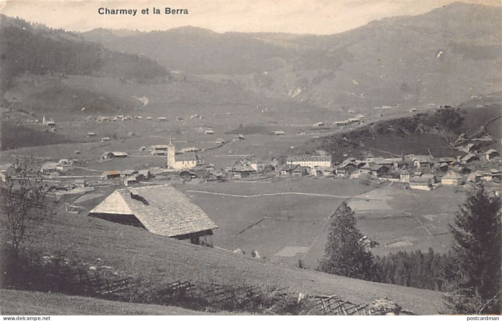 Suisse - CHARMEY (FR) Vue générale - Ed. C.M.B. 191