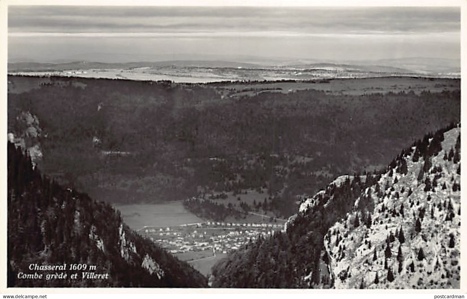 Suisse - CHASSERAL (BE) Combe grède et Villeret - Ed. J. Schaja 46