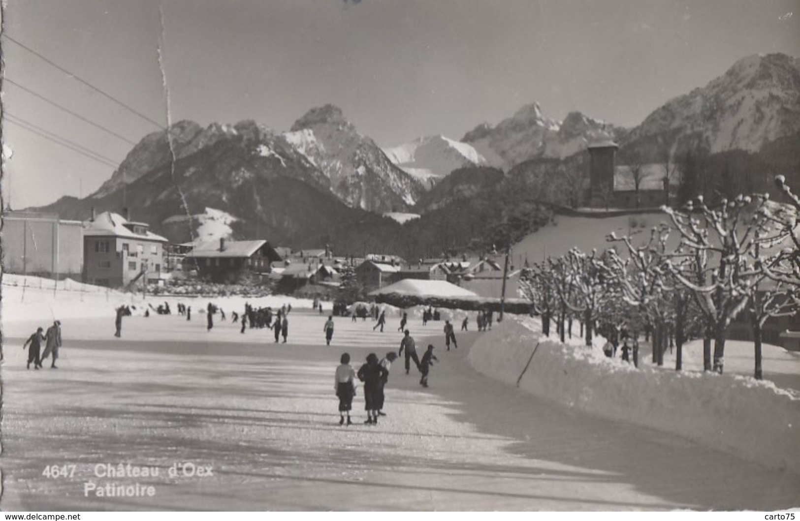 Suisse - Château-d’Œx - Patinoire