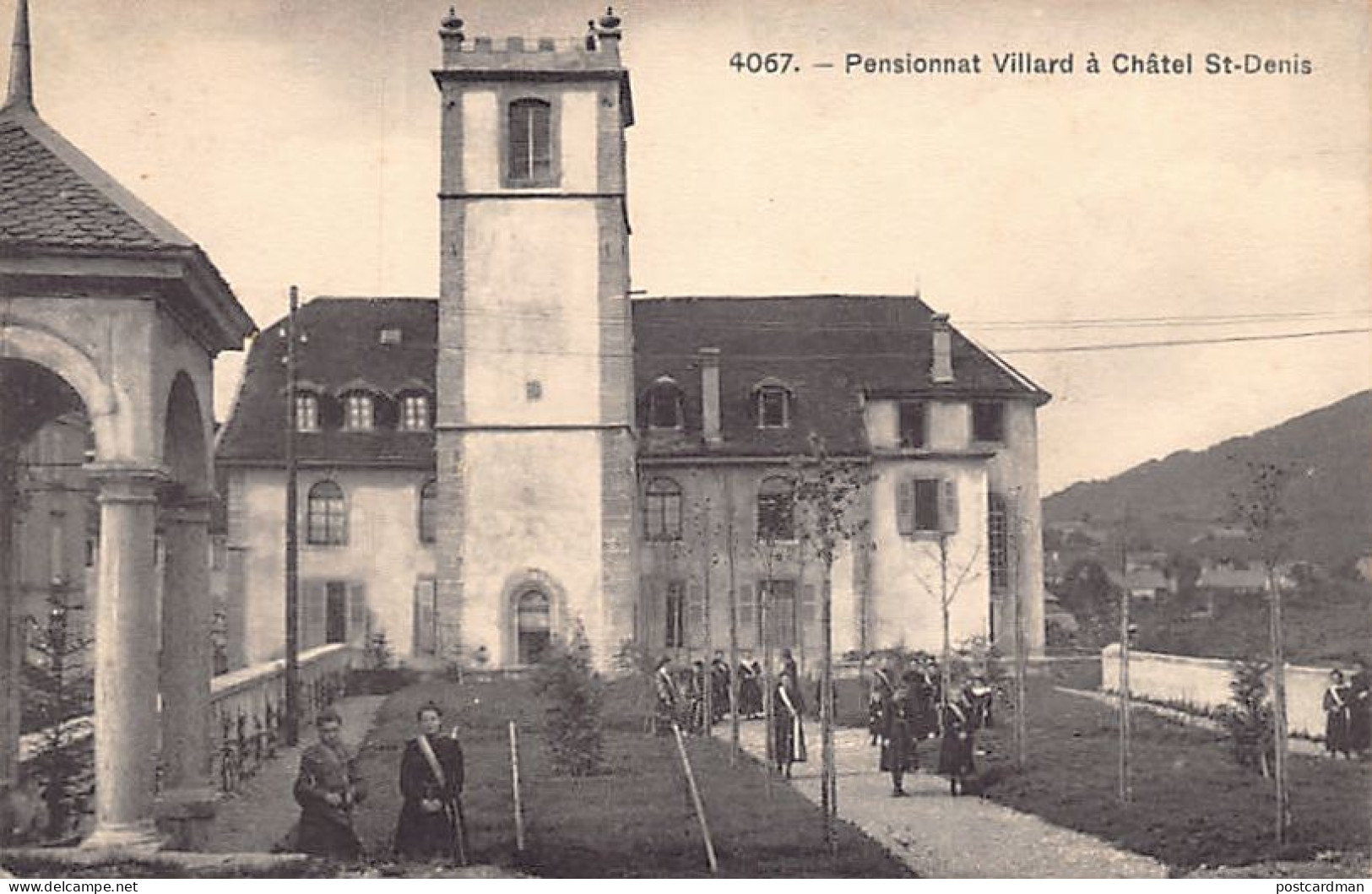 Suisse - Châtel-Saint-Denis (FR) Pensionnat Villard - Ed. C.P.N. 4067