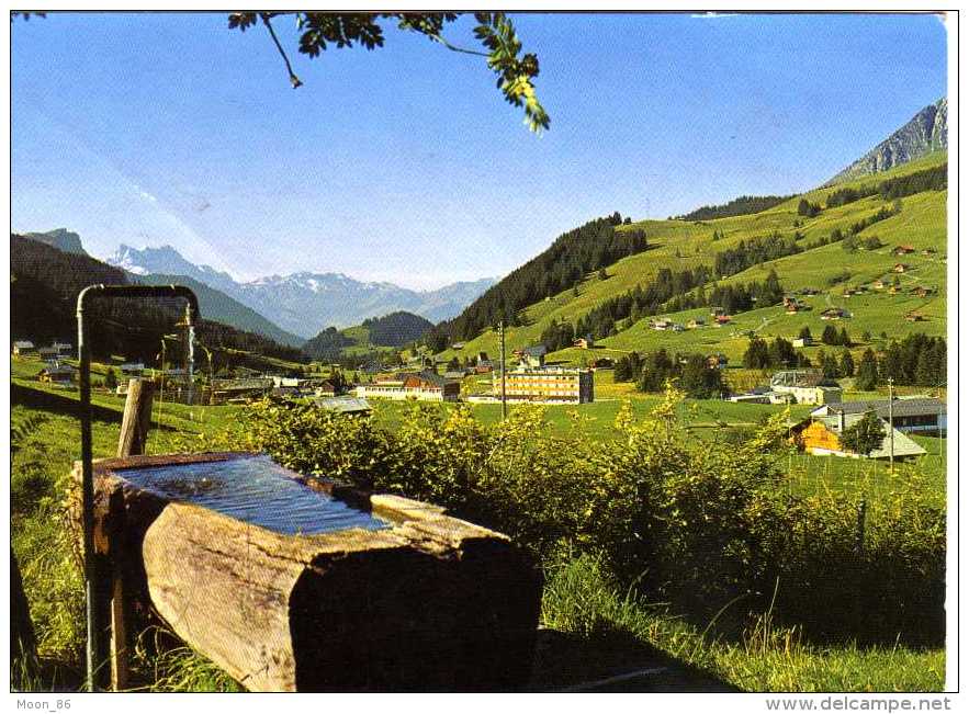SUISSE - COL DES MOSSES vue des dents du Midi   - d´Ormont-Dessous - canton de Vaud.