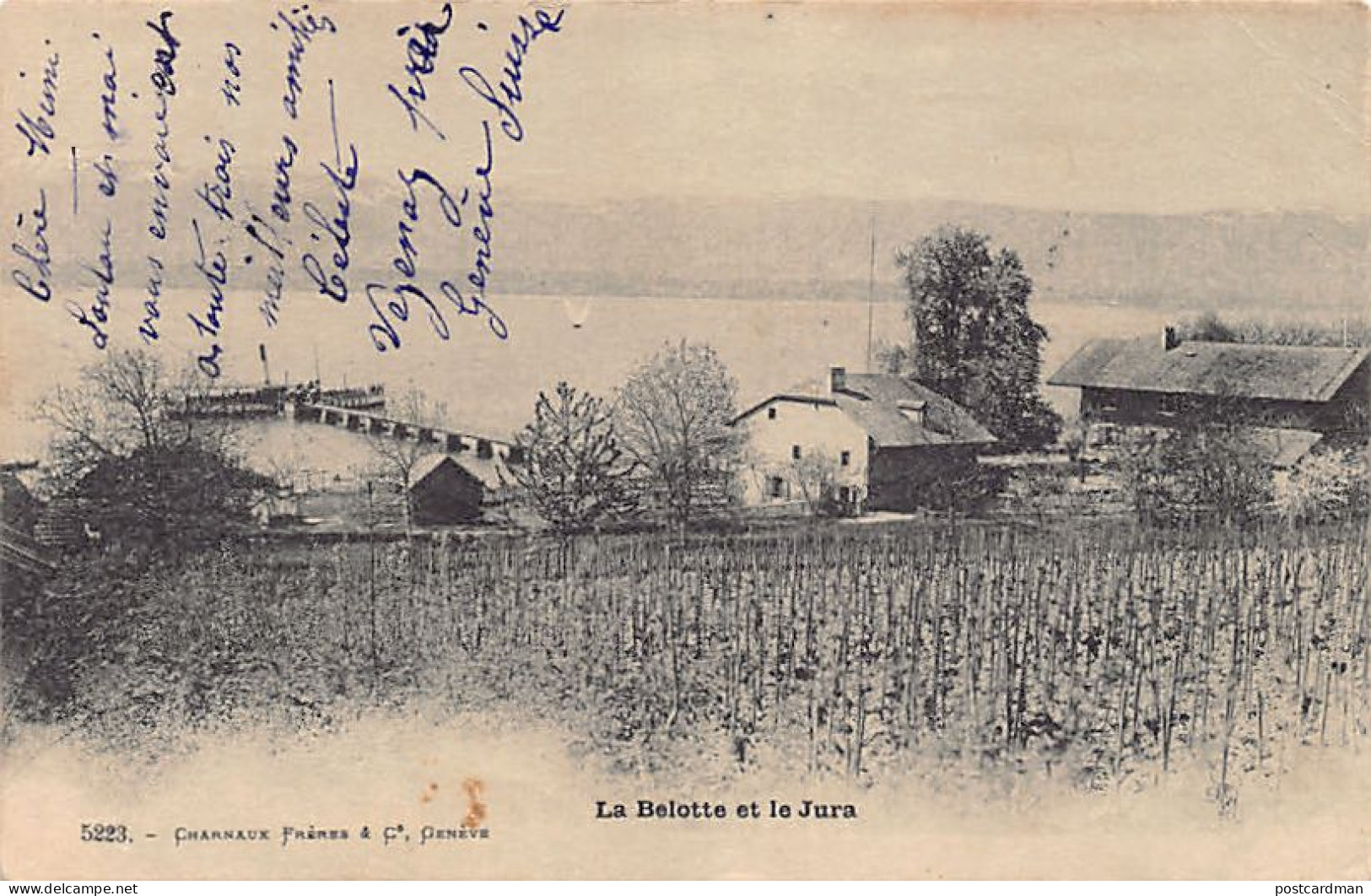 Suisse - COLOGNY (GE) La Belotte et le Jura - Ed. Charnaux 5223