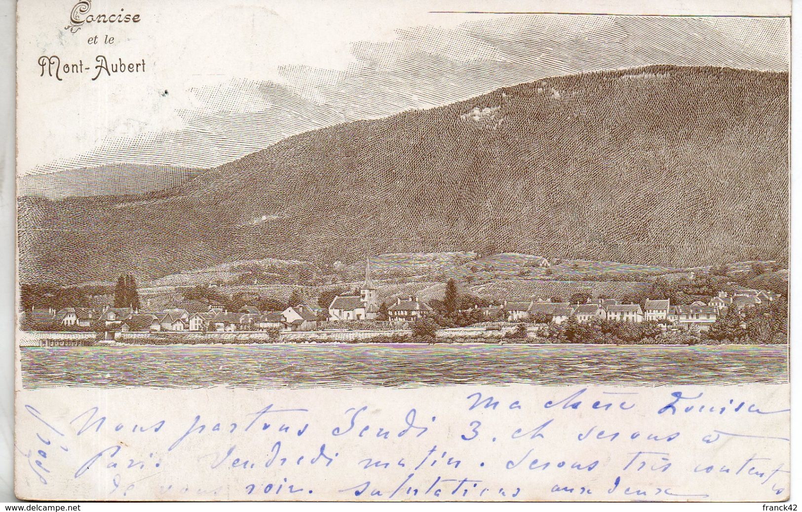 suisse. concise et le mont aubert