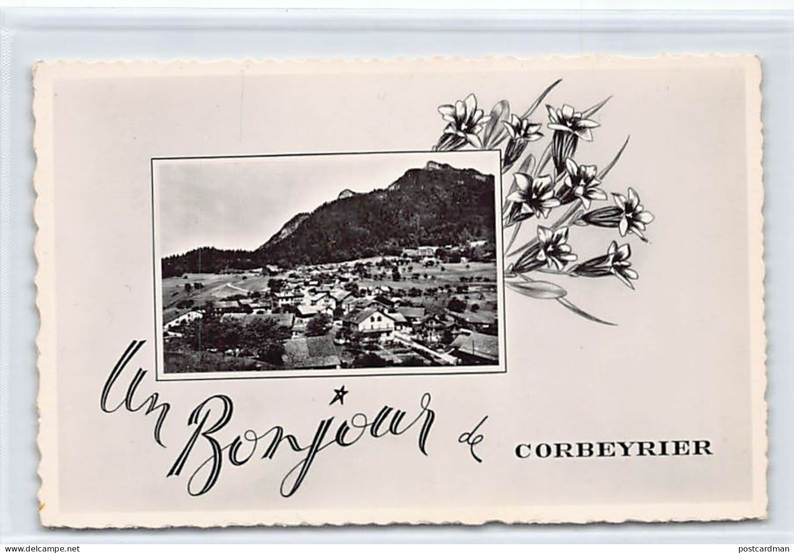 Suisse - Corbeyrier (VD) Vue générale Edit. Félix Bertholet, Boulangerie, Corbeyrier